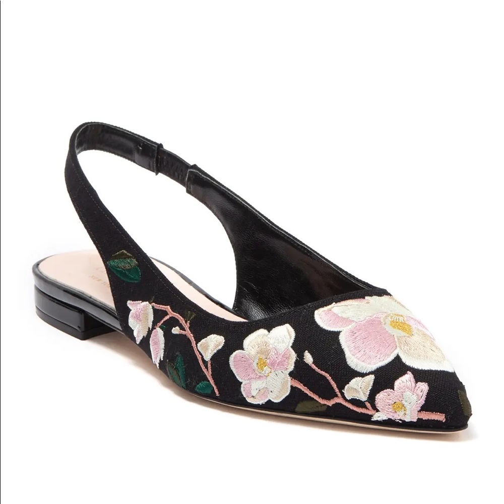 Authentic KATE SPADE Embroidered Flats - Picture 9 of 9